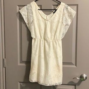 White lace dress size small